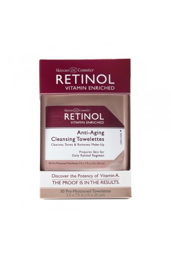 Skincare Cosmetics - Retinol Anti-Aging Skincare - Cleansing Towelettes - 30 Count