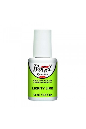 SuperNail ProGel Polish - Tropical Pop! Collection - Lickity Lime - 0.5oz / 14ml