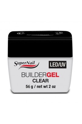 Supernail LED/UV Builder Gel Clear - 2oz / 56g