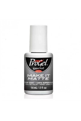 SuperNail ProGel Polish - Make It Matte Top Coat - 0.5oz / 14ml