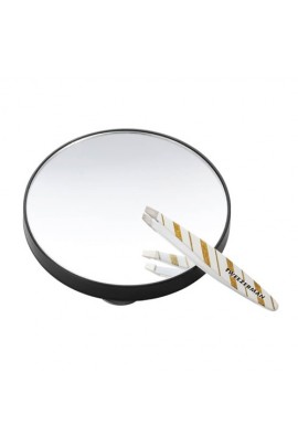 Tweezerman Professional - Merry & Bright - Mini Slant Tweezer & 10x Magnifying Mirror Duo
